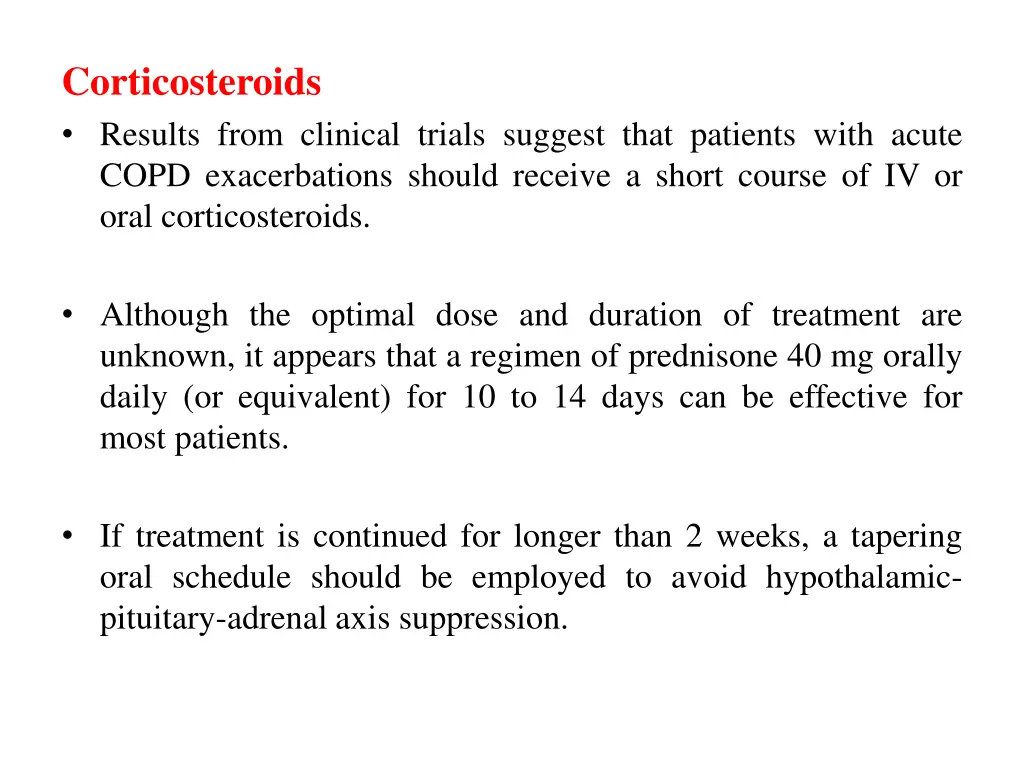 corticosteroids results from clinical trials