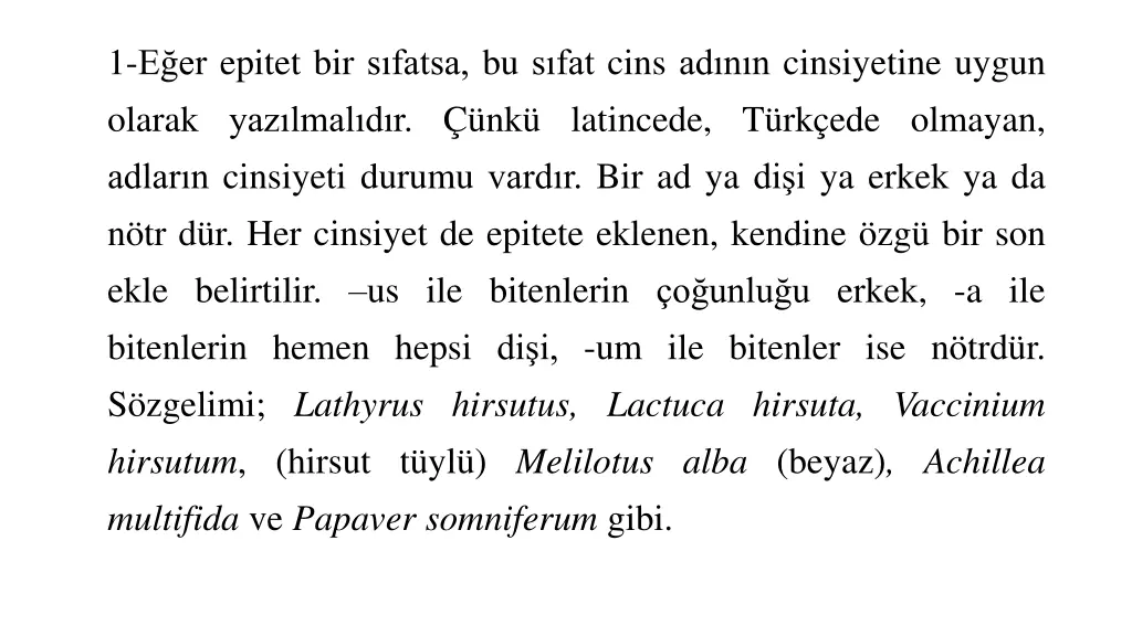 1 e er epitet bir s fatsa bu s fat cins