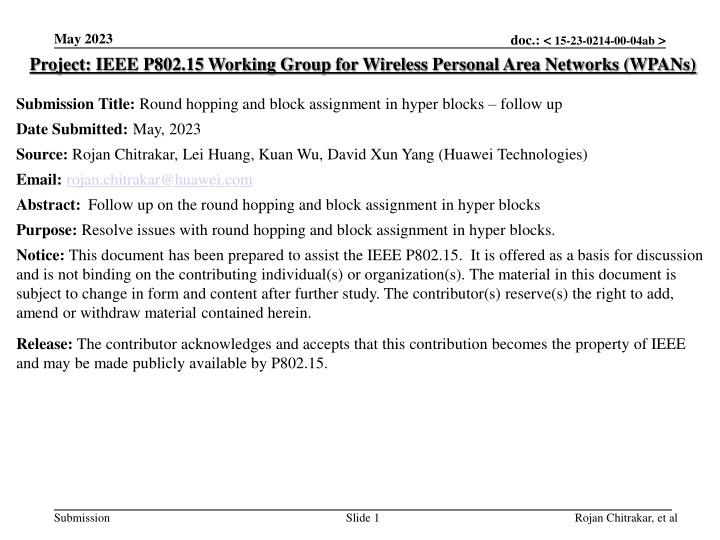 may 2023 project ieee p802 15 working group