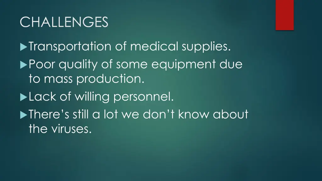 challenges