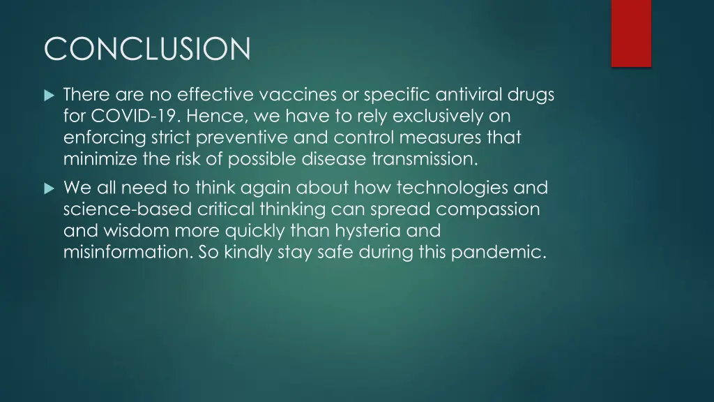 conclusion