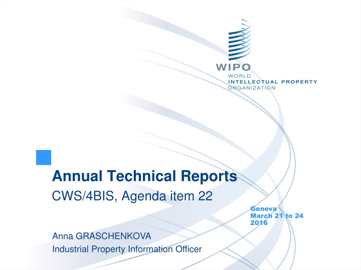 annual technical reports cws 4bis agenda item 22