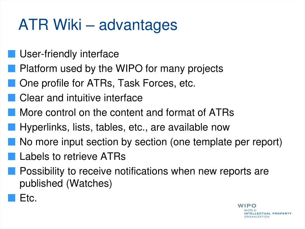 atr wiki advantages
