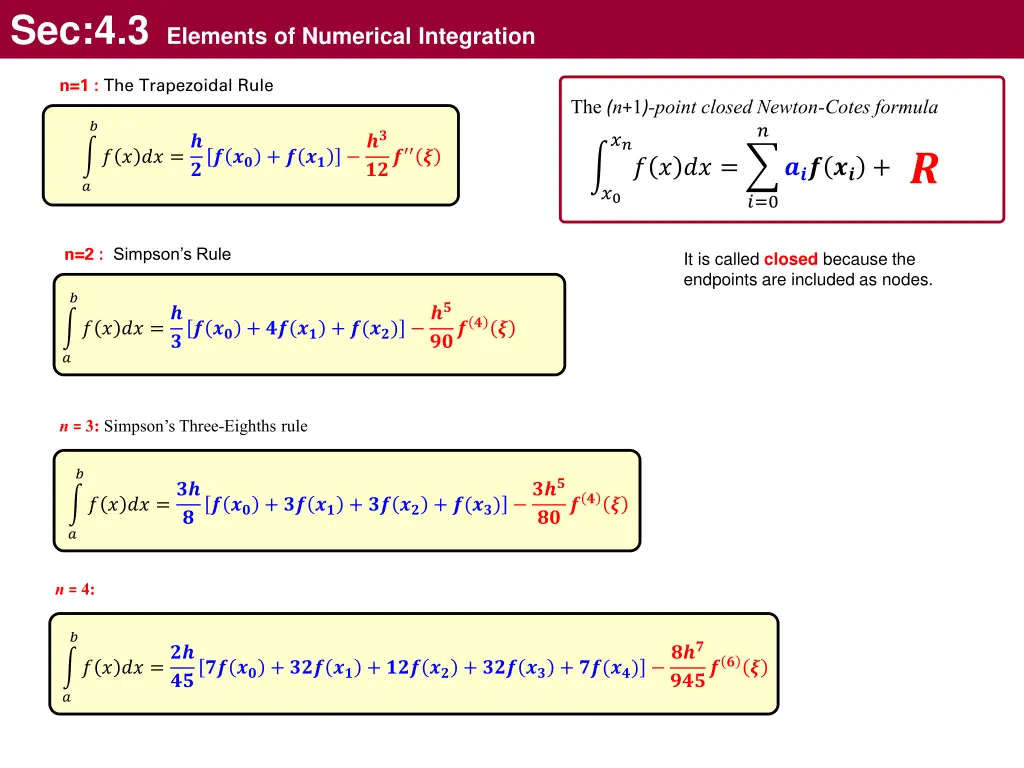 sec 4 3 elements of numerical integration 19