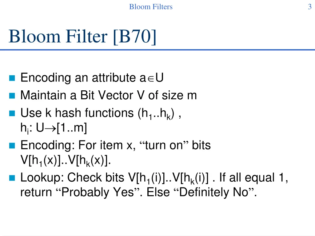 bloom filters 2