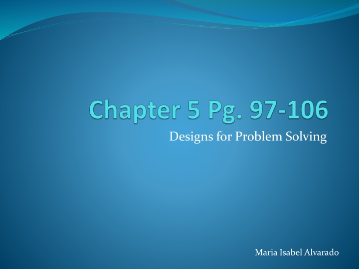designs for problem solving