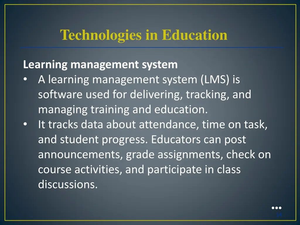 technologies in education 5