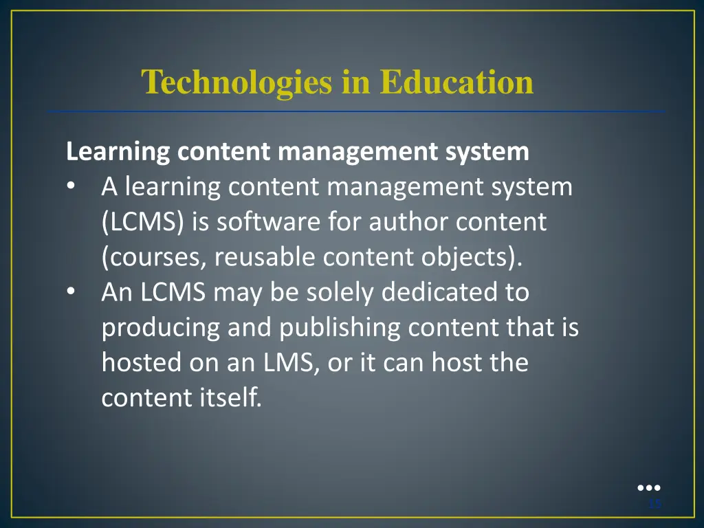 technologies in education 6