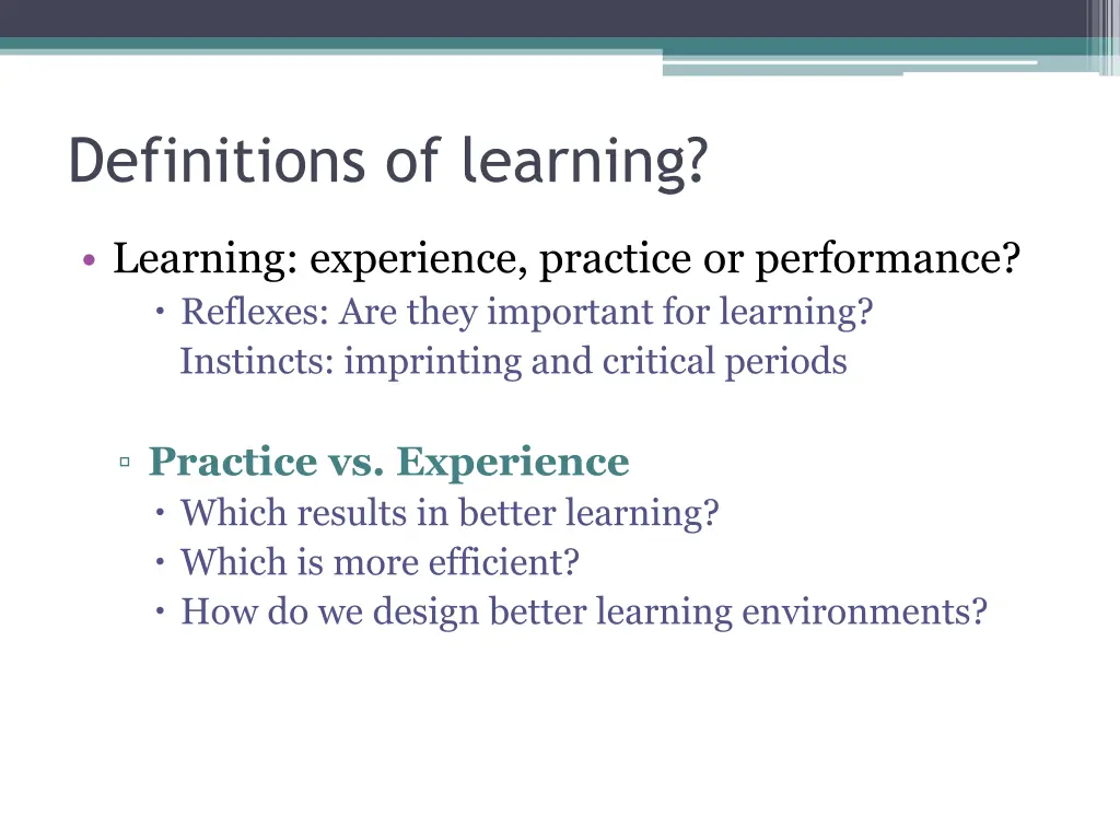 definitions of learning