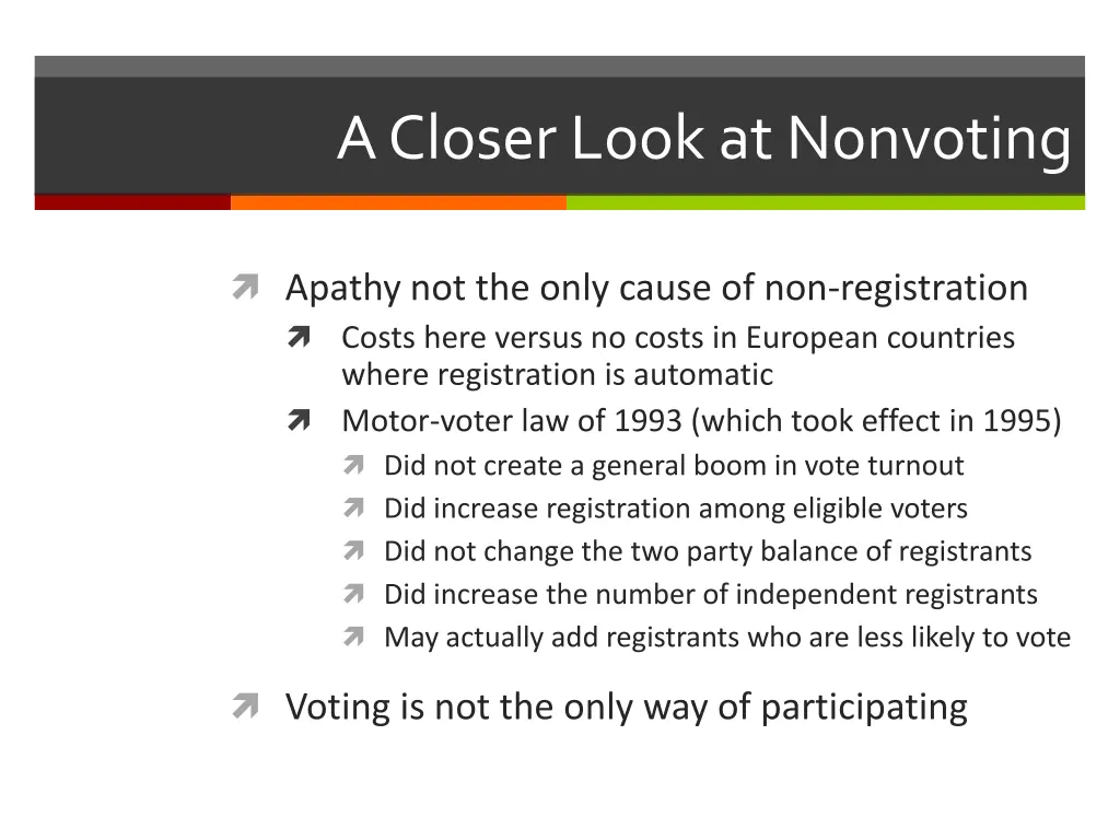a closer look at nonvoting 1