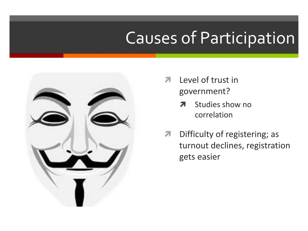 causes of participation 1