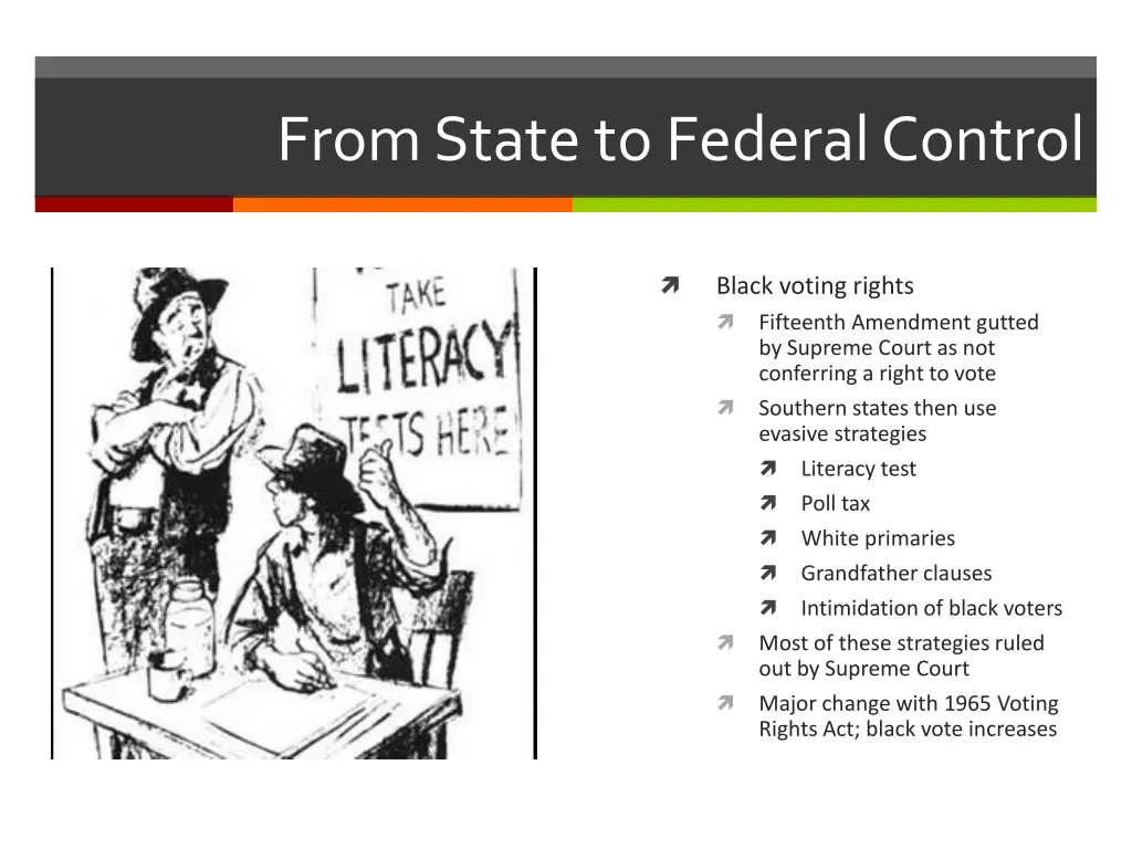 from state to federal control 1