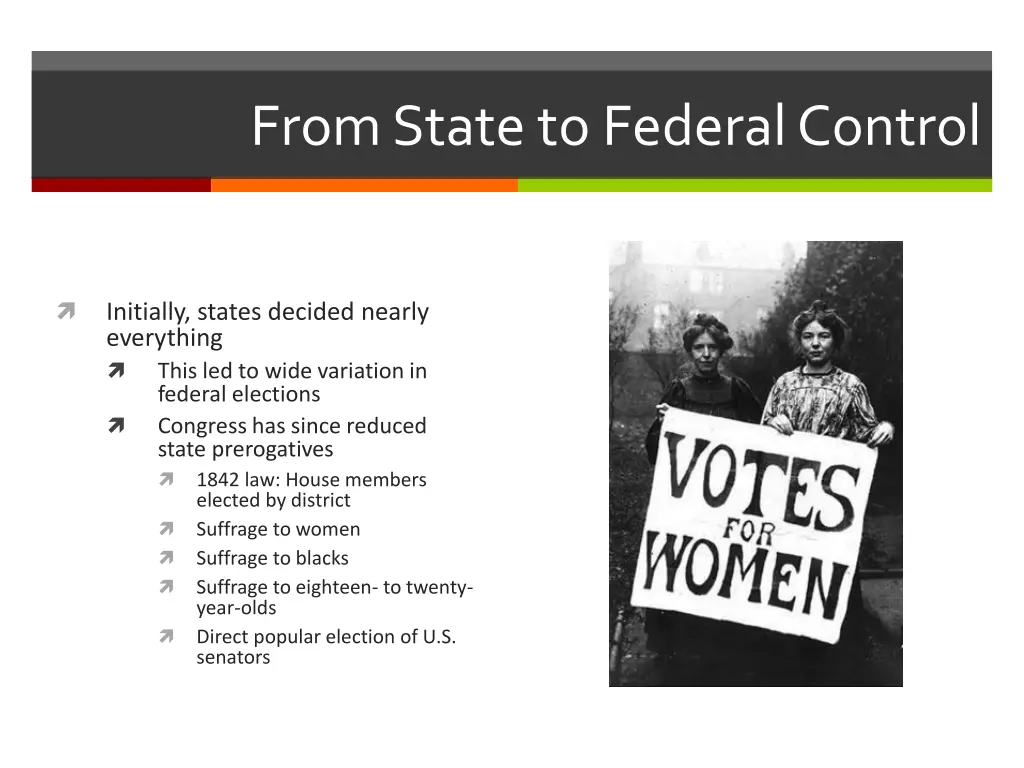 from state to federal control