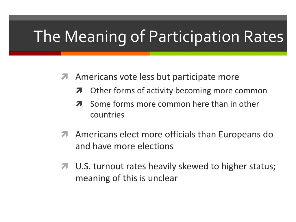 the meaning of participation rates