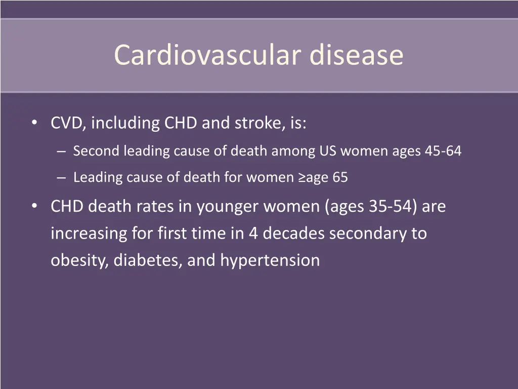 cardiovascular disease