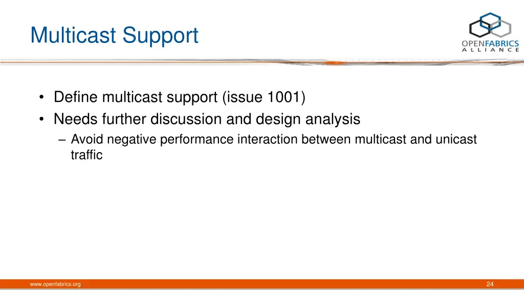 multicast support