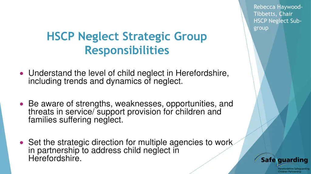 rebecca haywood tibbetts chair hscp neglect 3