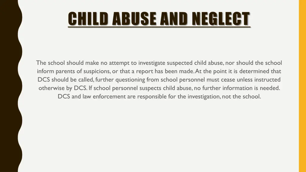 child abuse and neglect 1