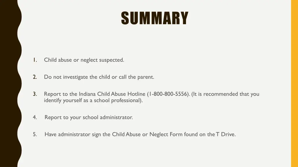 summary