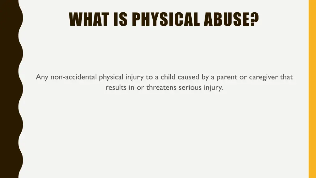 what is physical abuse