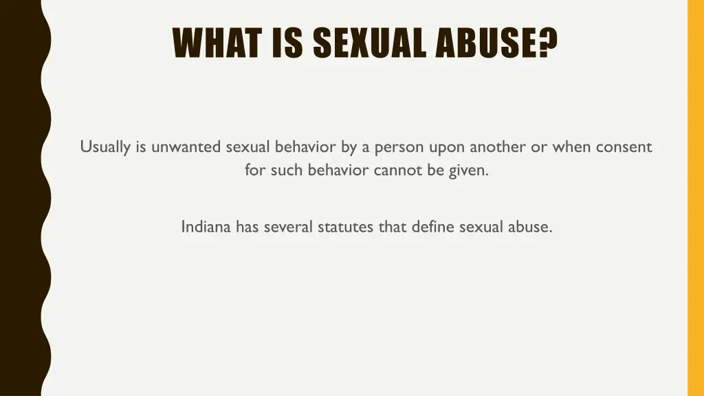 what is sexual abuse