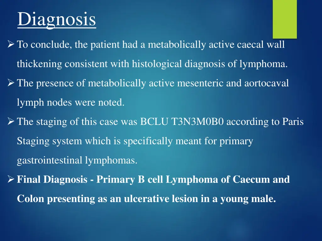 diagnosis