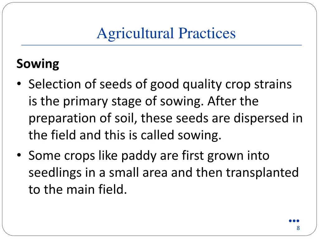 agricultural practices 1