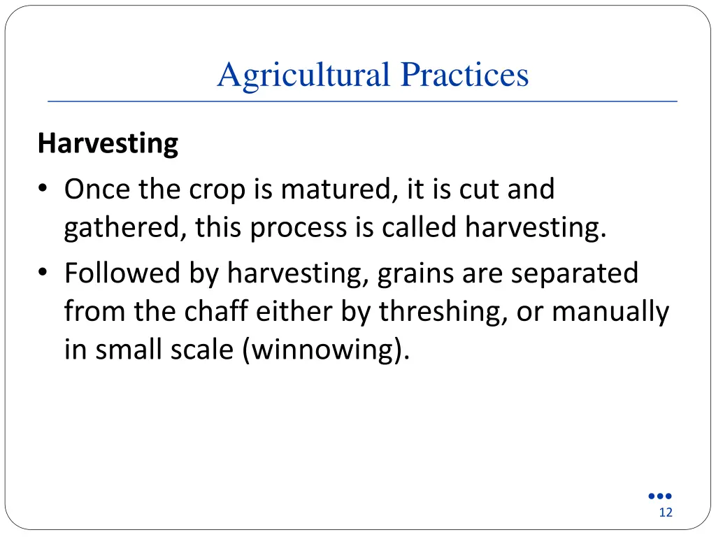 agricultural practices 5