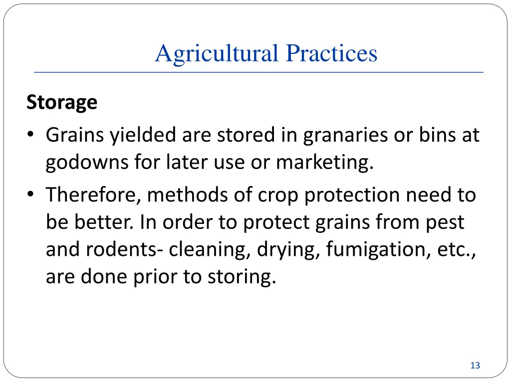 agricultural practices 6