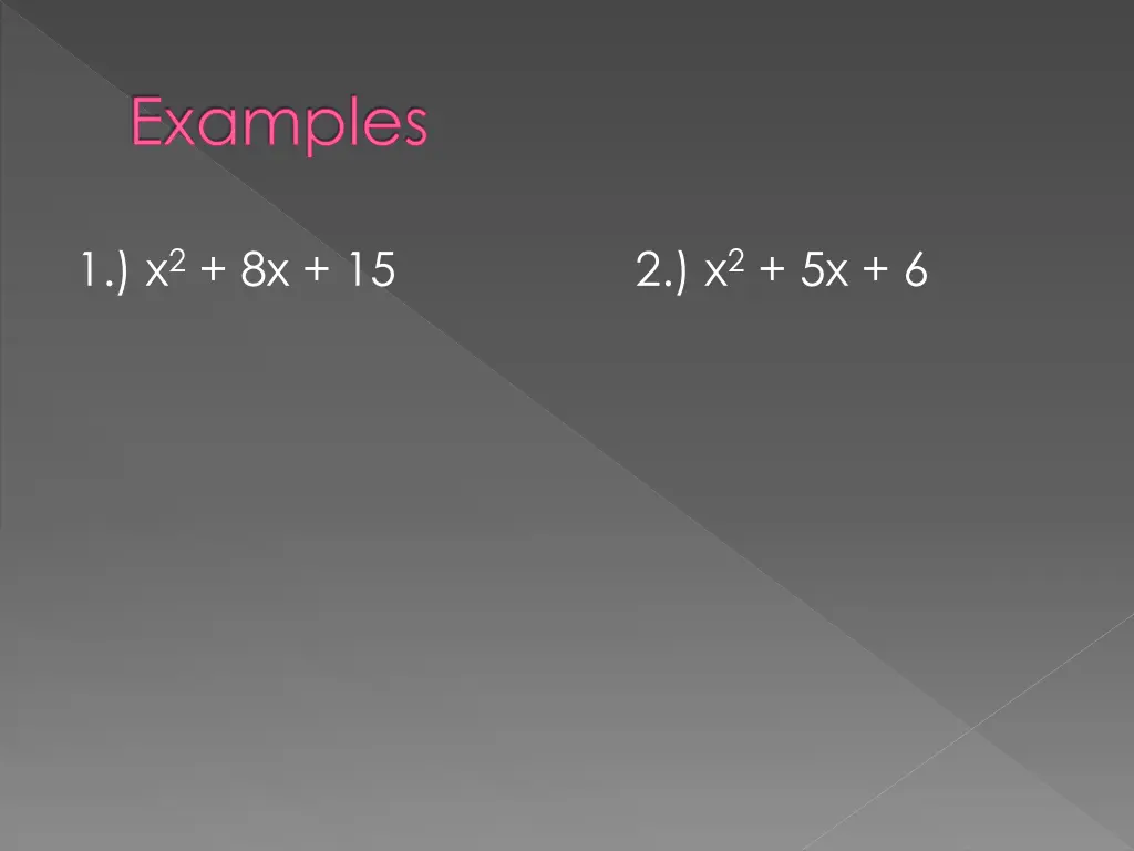 examples
