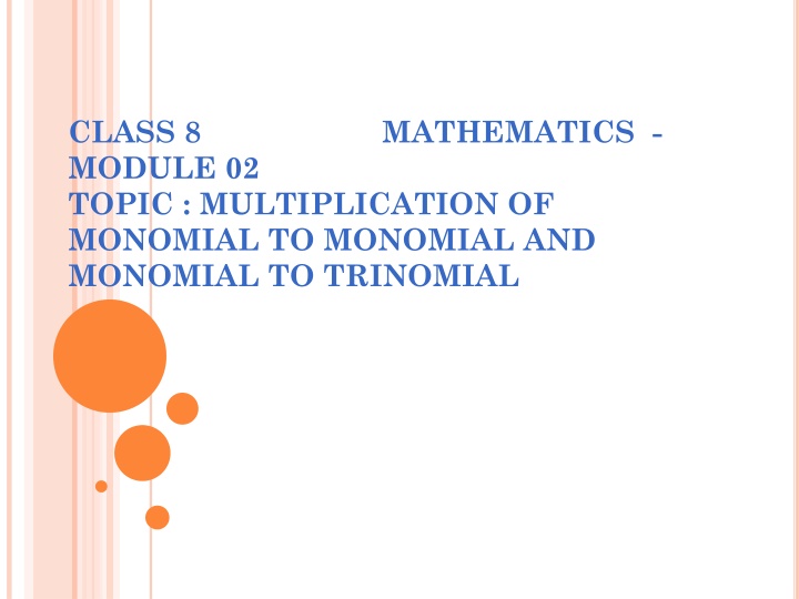 class 8 mathematics module 02 topic