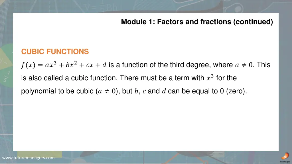 module 1 factors and fractions continued 2