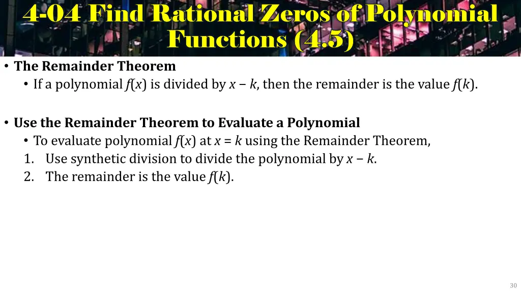 4 4 04 find rational zeros of polynomial 04 find