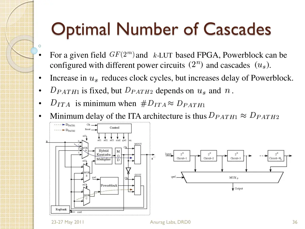 optimal number of cascades