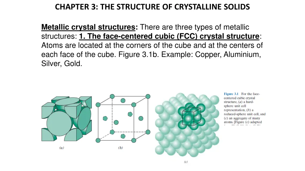 chapter 3 the structure of crystalline solids 1