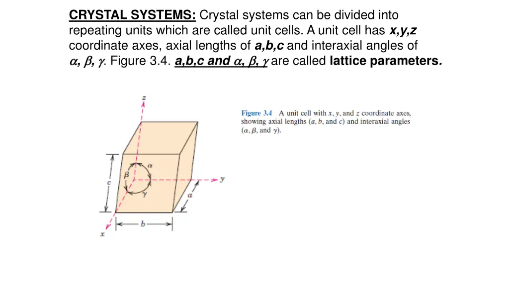 crystal systems crystal systems can be divided