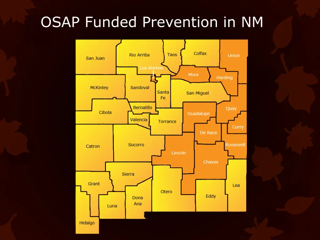 osap funded prevention in nm