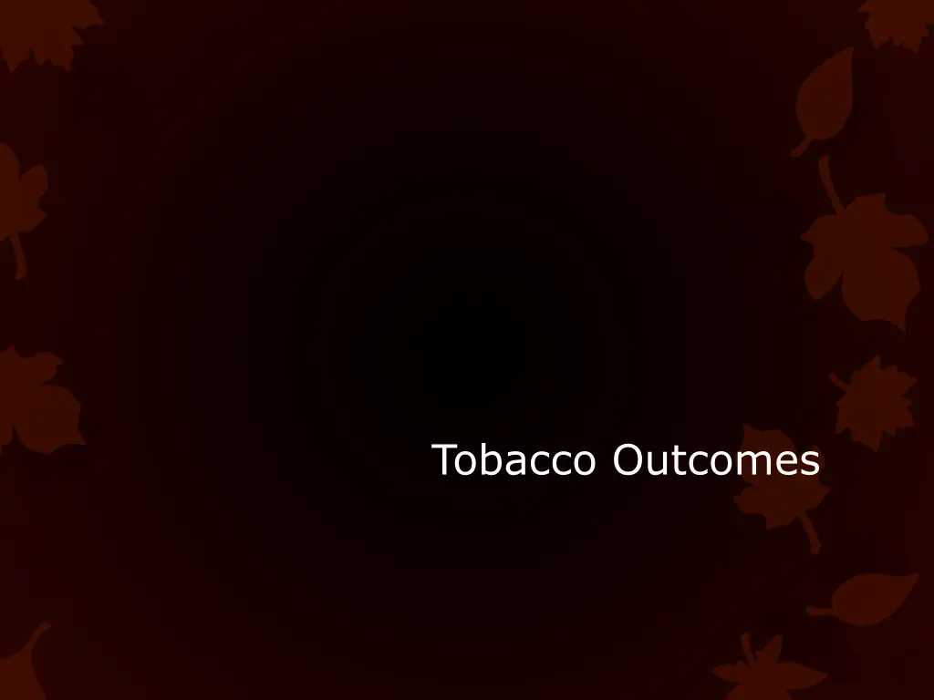 tobacco outcomes