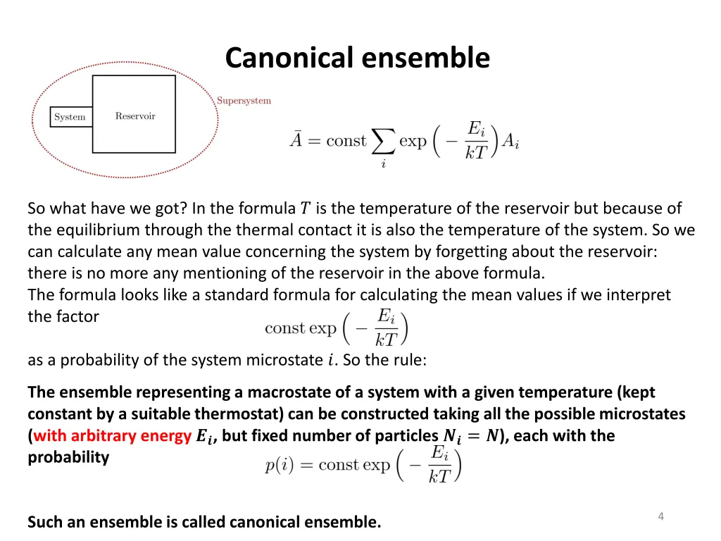 canonical ensemble 3