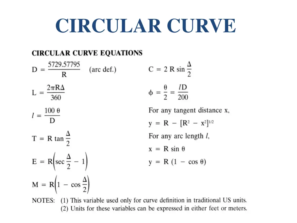 circular curve 2