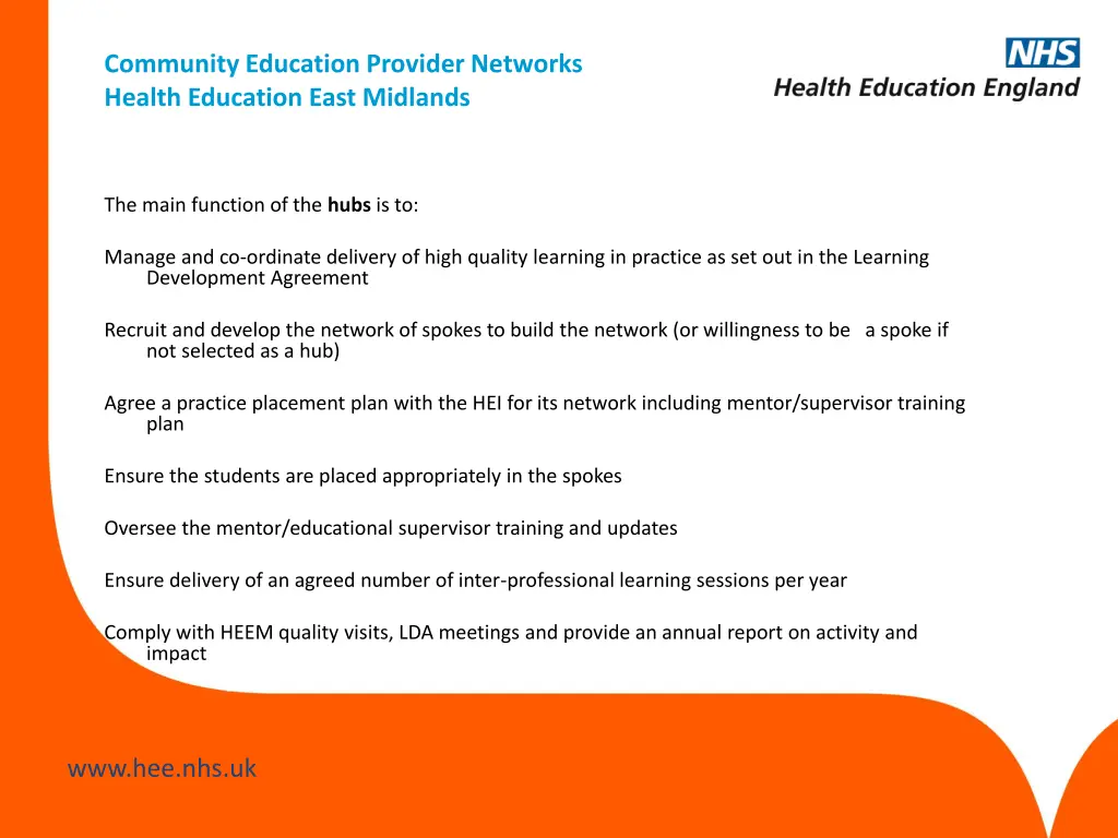 community education provider networks health 6