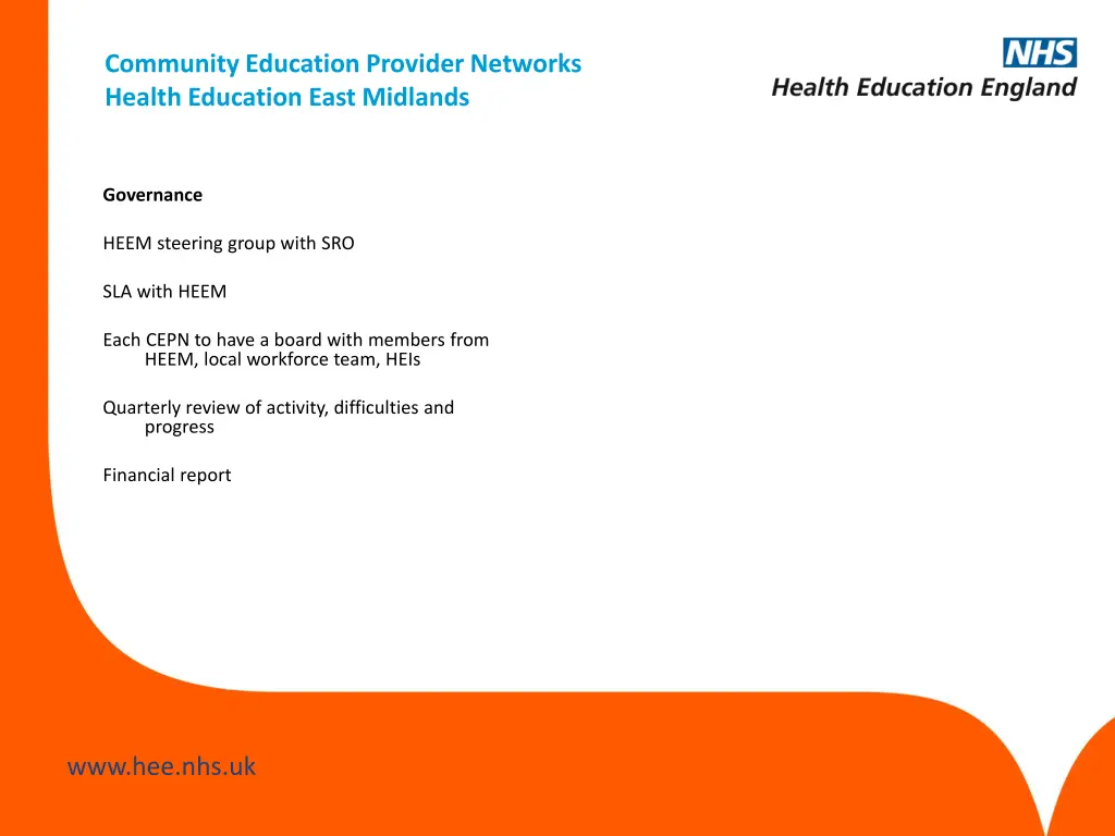 community education provider networks health 8