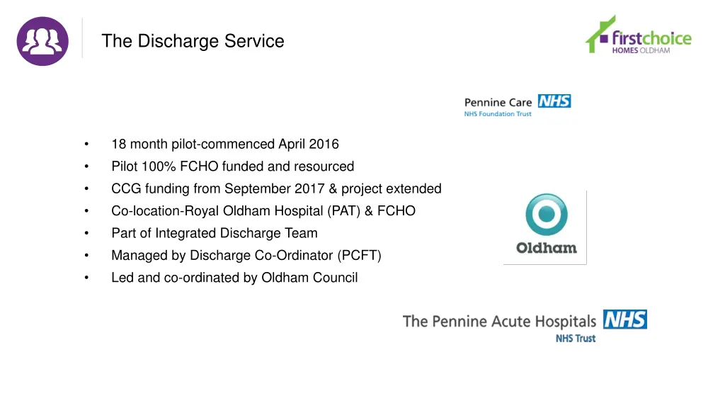 the discharge service