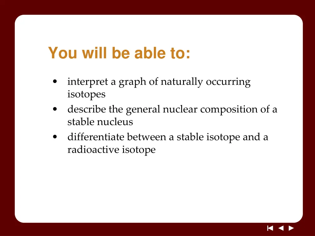 you will be able to