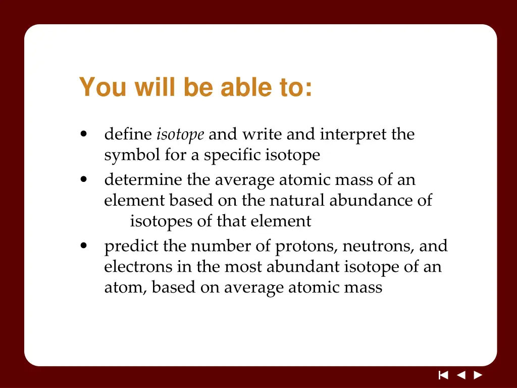 you will be able to