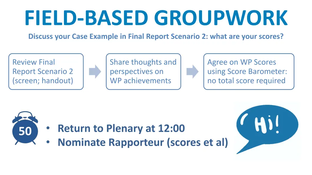 field based groupwork discuss your case example 1