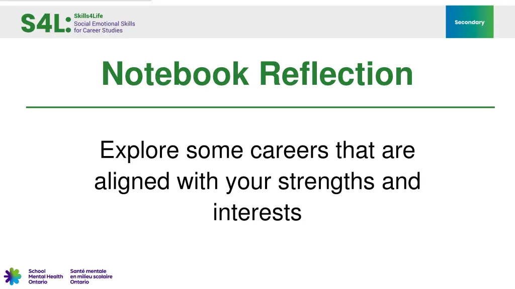notebook reflection