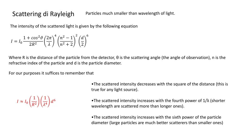 scattering di rayleigh