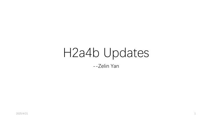 h2a4b updates