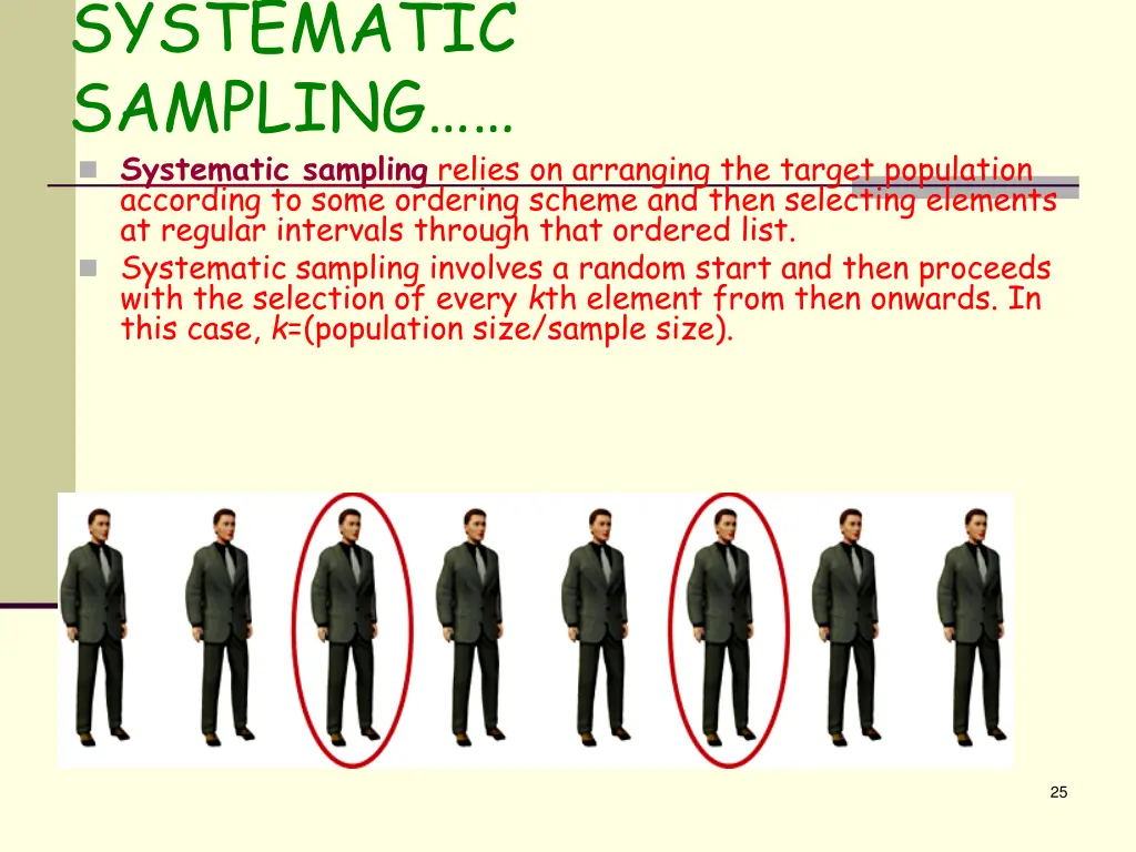 systematic sampling systematic sampling relies